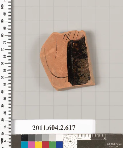 Terracotta fragment of a column-krater (bowl for mixing wine and water)