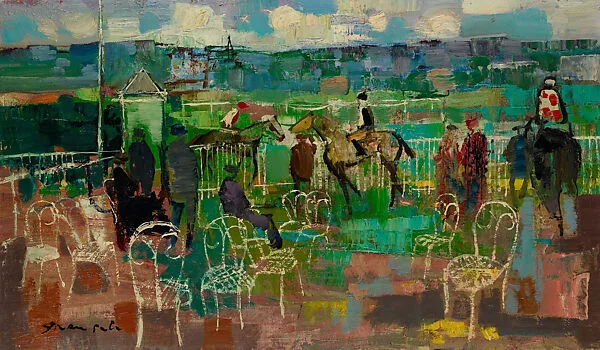 The Paddock at Deauville — Emil Grau-Sala