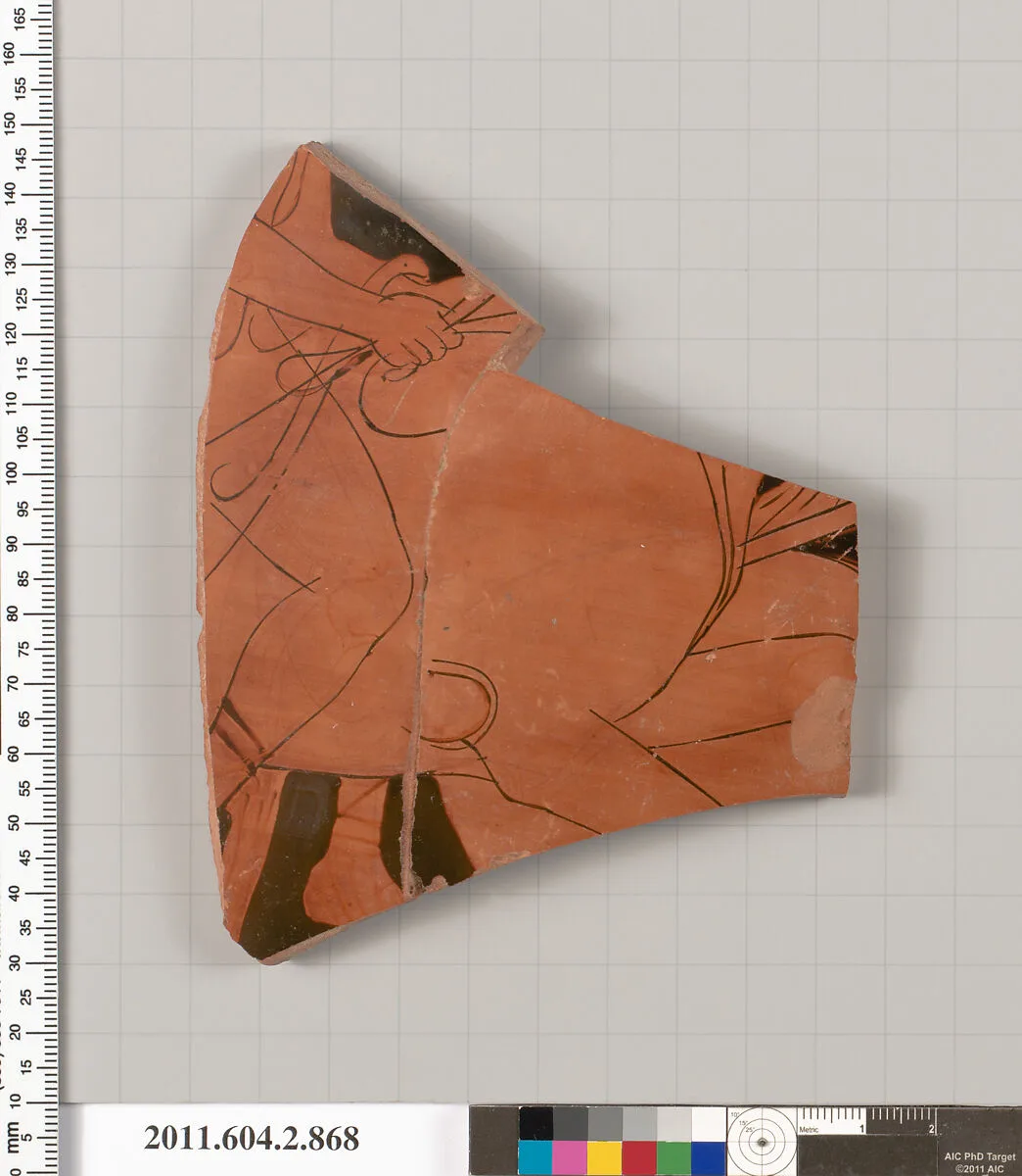 Terracotta fragment of a bell-krater (bowl for mixing wine and water) — Unknown