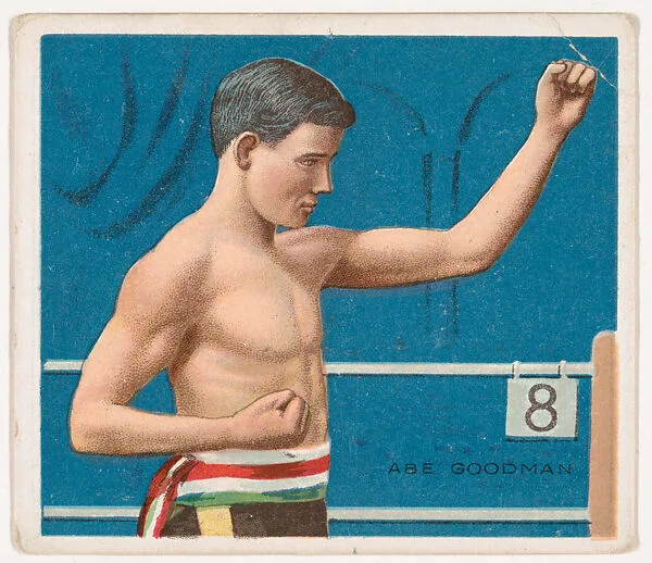 Abe Goodman, Boxing, from Mecca & Hassan Champion Athlete and Prize Fighter collection, 1910 — Mecca Cigarettes