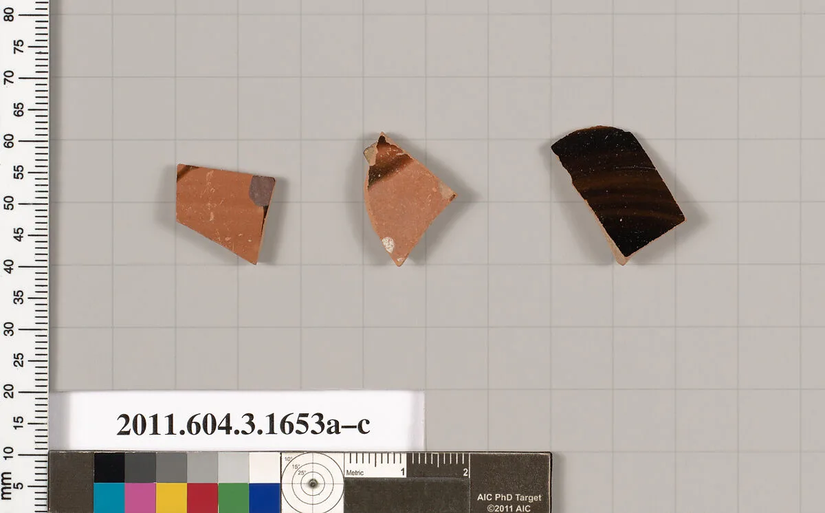 Terracotta fragments of kylikes: Band or lip cups (drinking cups) — Unknown