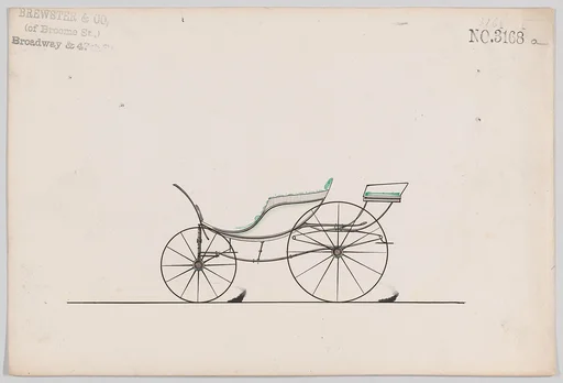 Design for Pony Phaeton, no. 3168a