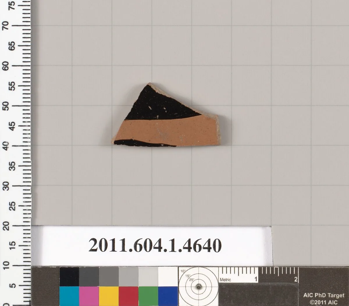 Terracotta fragment of a kylix (drinking cup) — Unknown