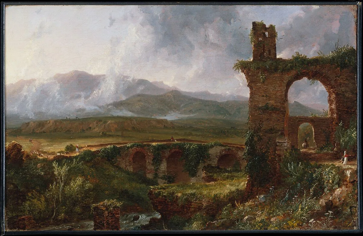 A View near Tivoli (Morning) — Thomas Cole