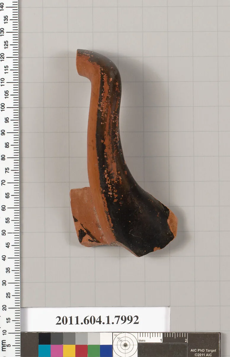 Terracotta fragment of a kylix (drinking cup) — Unknown
