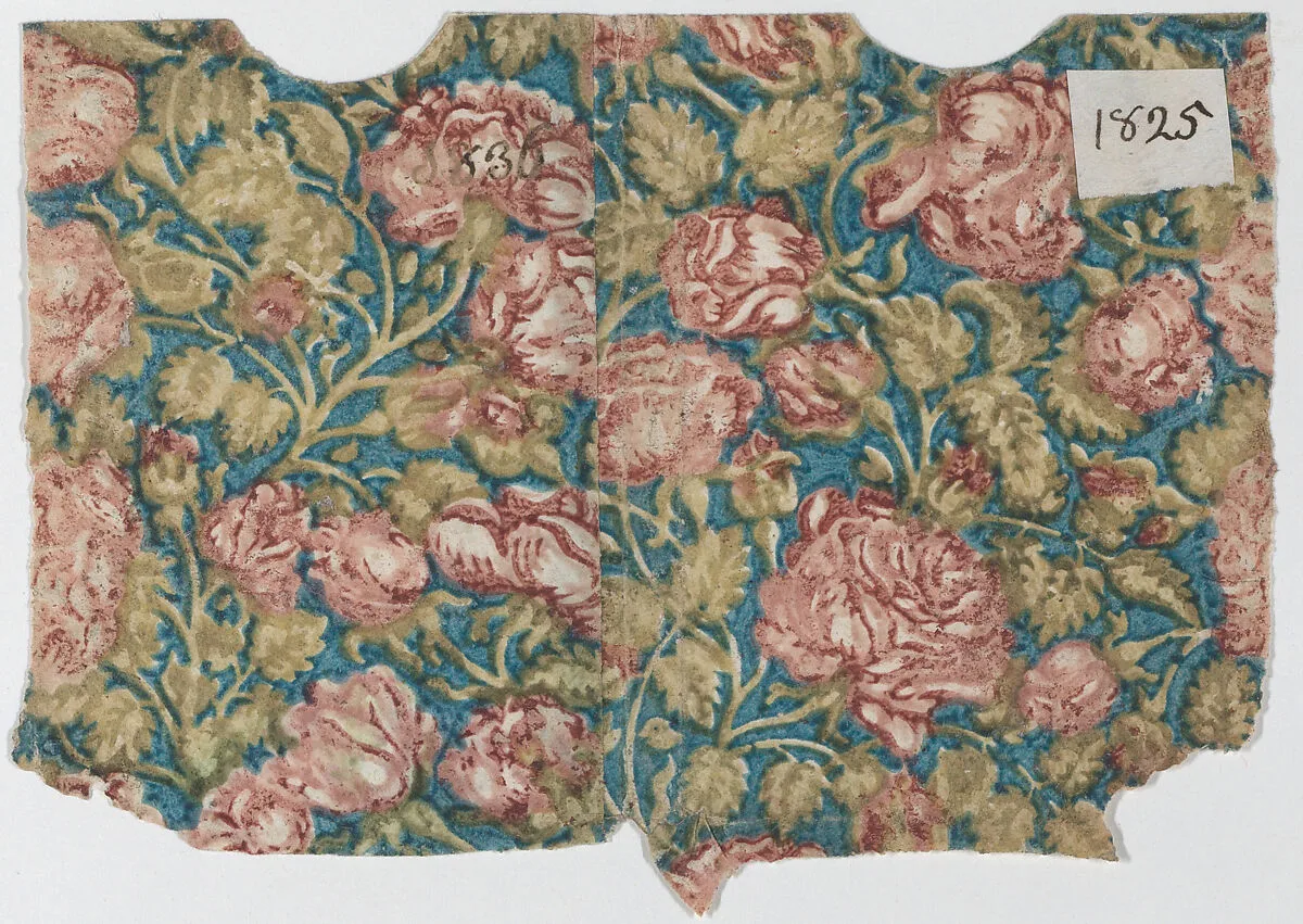 Sheet with an overall floral pattern — Remondini Family|Anonymous