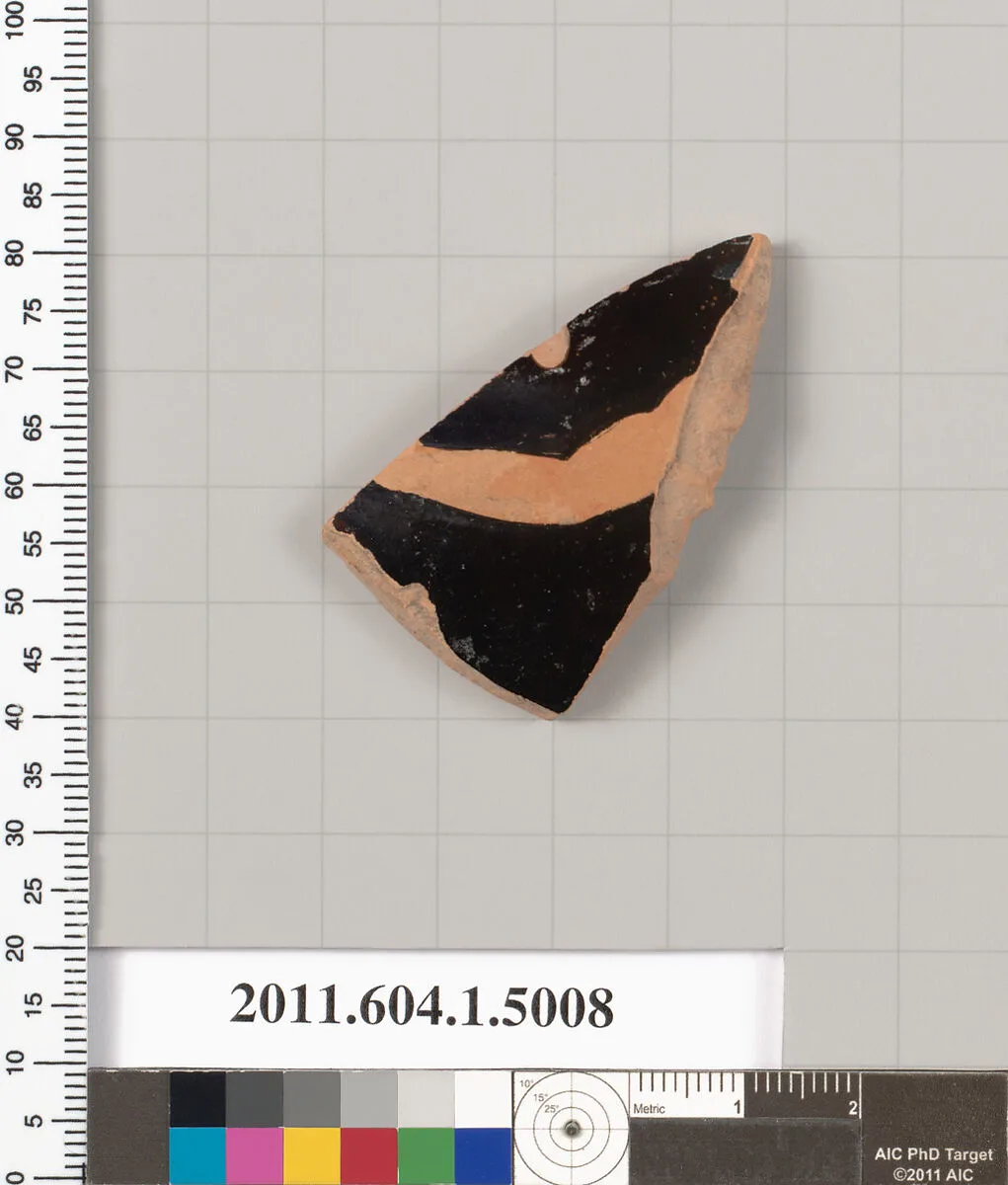 Terracotta fragment of a kylix (drinking cup) — Unknown