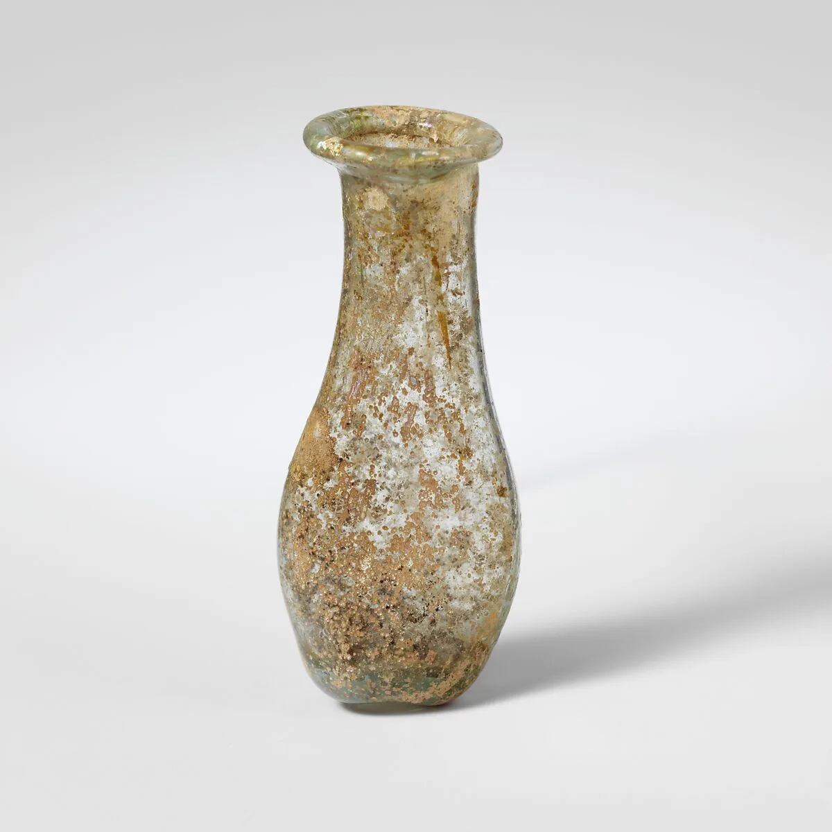 Glass lentoid bottle — Unknown
