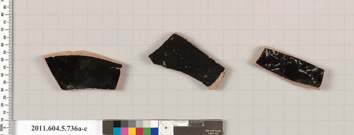 Terracotta fragments of kylikes (drinking cups) — Unknown