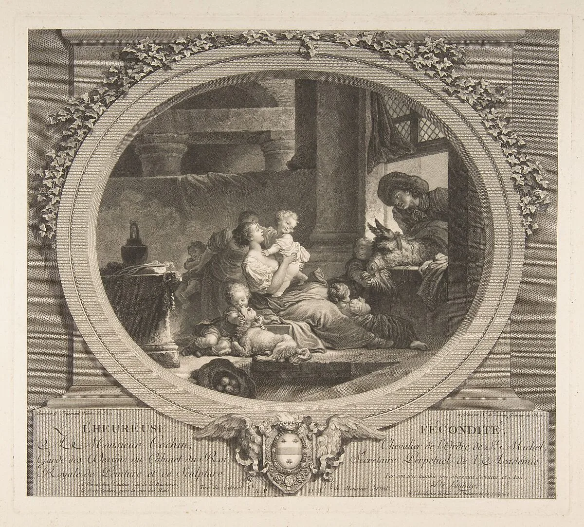 L'Heureuse Fecondite — Jean Honoré Fragonard|Nicolas de Launay