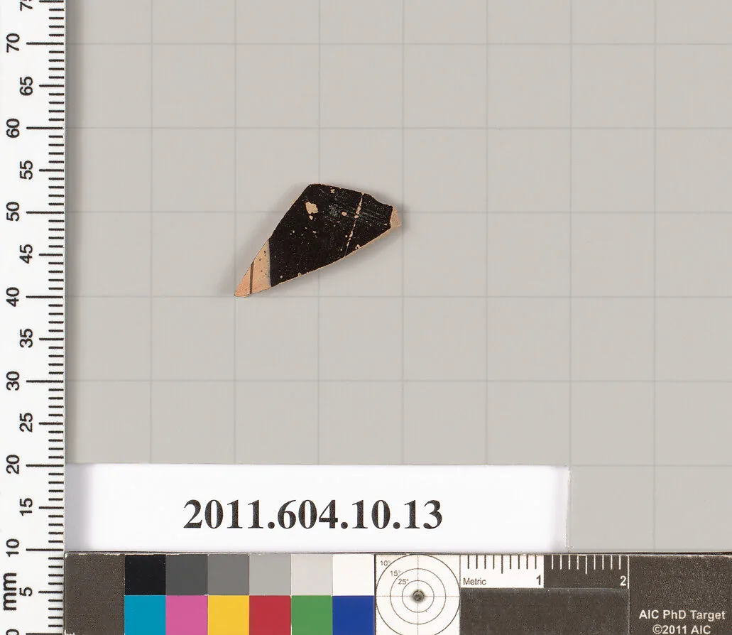 Terracotta fragment of a kylix (drinking cup) — Unknown