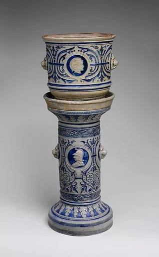 Jardinière and pedestal