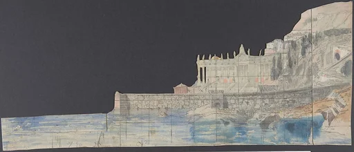 Design for a Stage Set at the Opéra, Paris