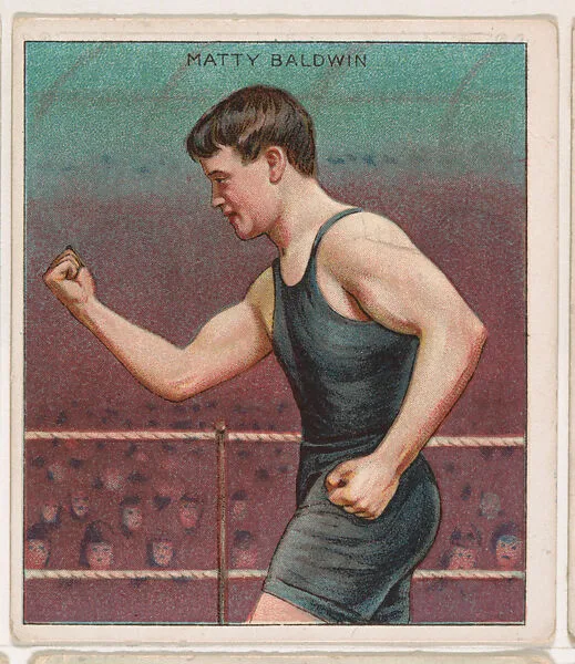 Matty Baldwin, Boxing, from Mecca & Hassan Champion Athlete and Prize Fighter collection, 1910 — Mecca Cigarettes