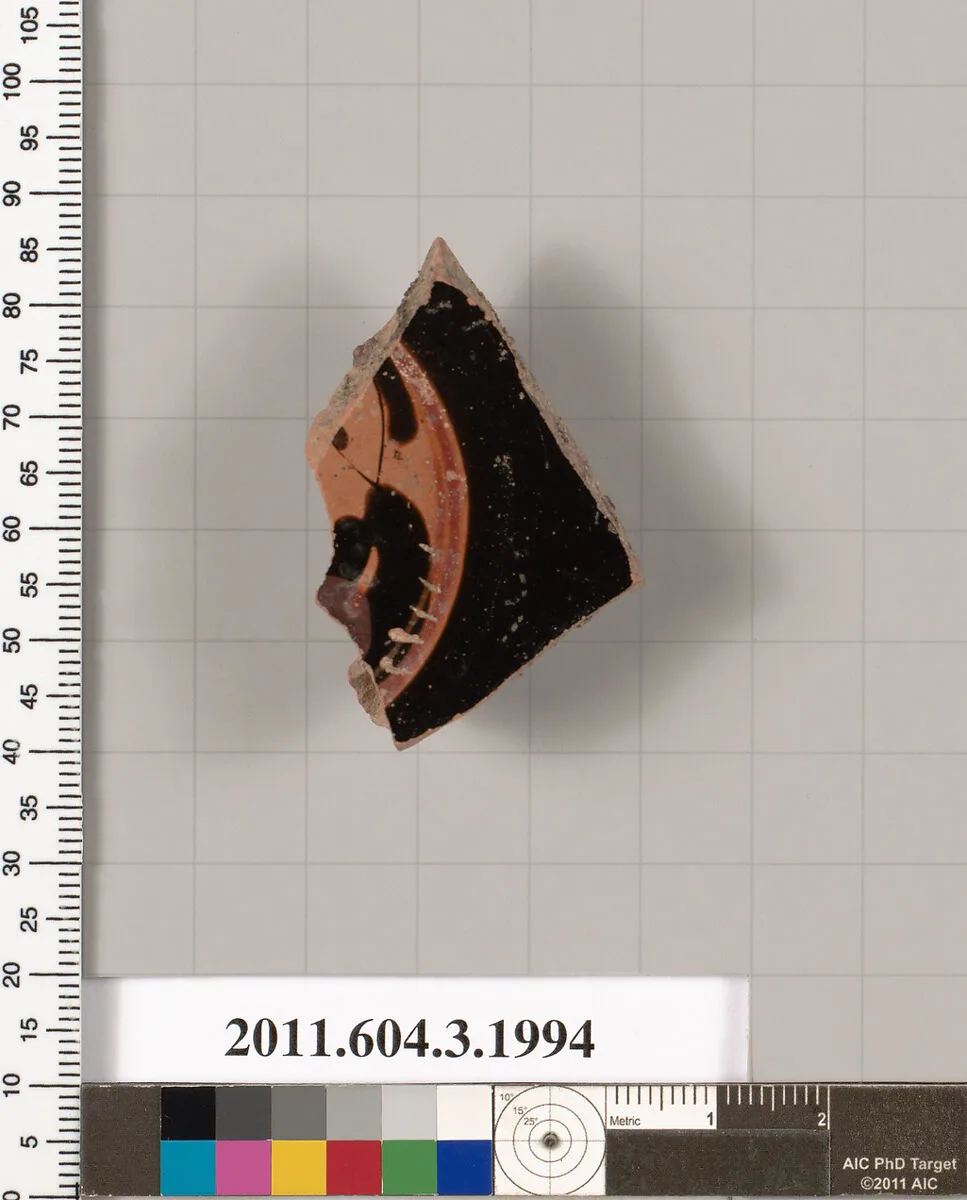 Terracotta fragment of a kylix (drinking cup) — Unknown