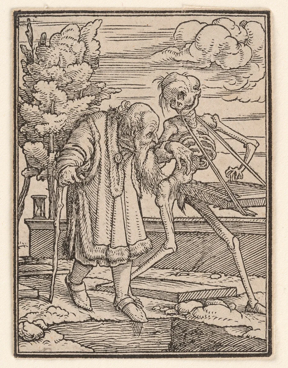 The Old Man, from The Dance of Death — Hans Holbein the Younger|Hans Lützelburger