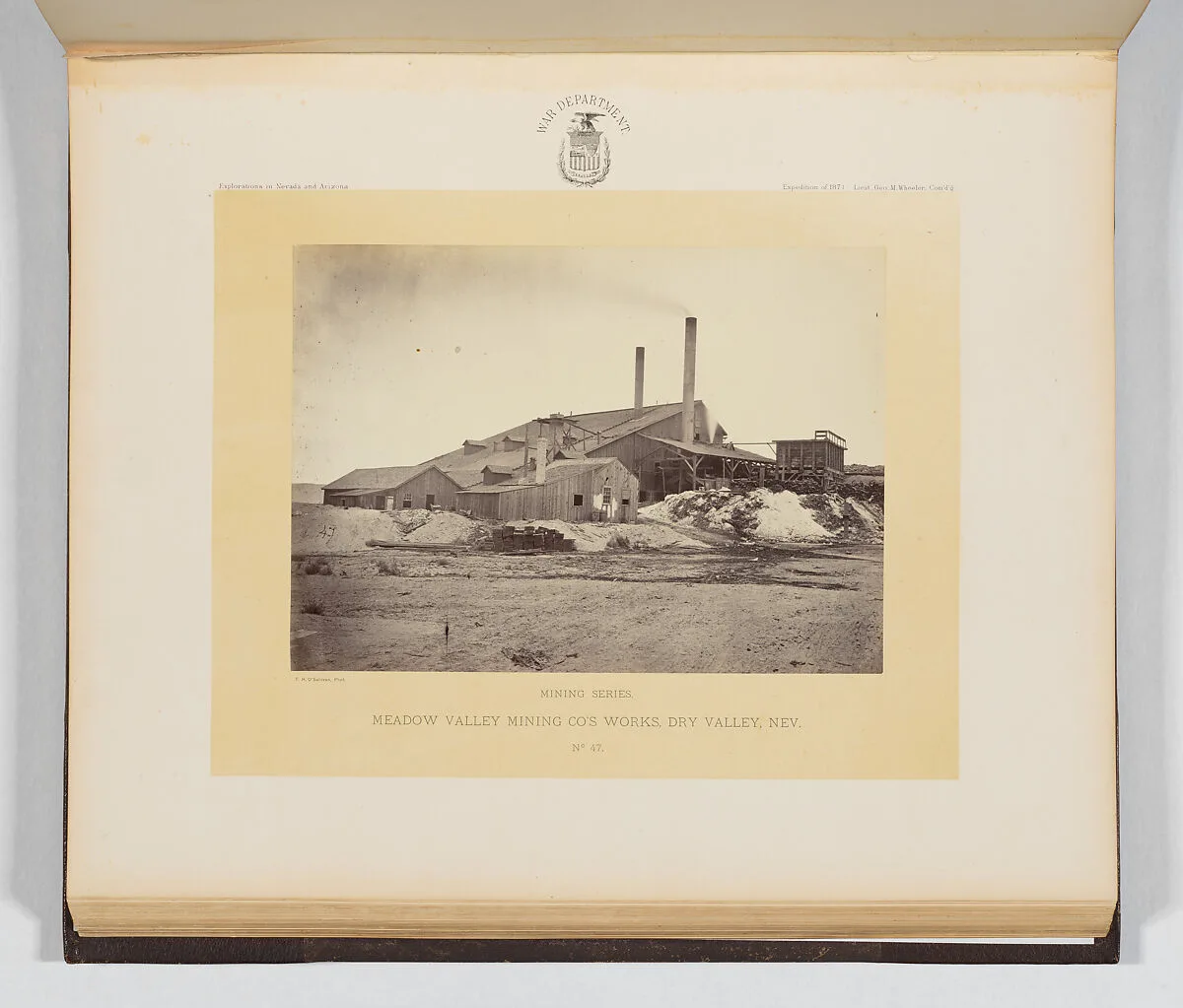 Meadow Valley Mining Company's Works, Dry Valley, Nevada — Timothy H. O'Sullivan