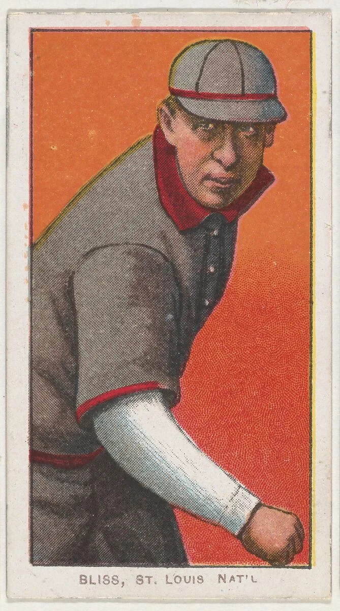 Bliss, St. Louis, National League, from the White Border series (T206) for the American Tobacco Company — American Tobacco Company
