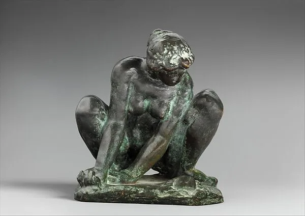 Crouching Woman with Crab — Aristide Maillol