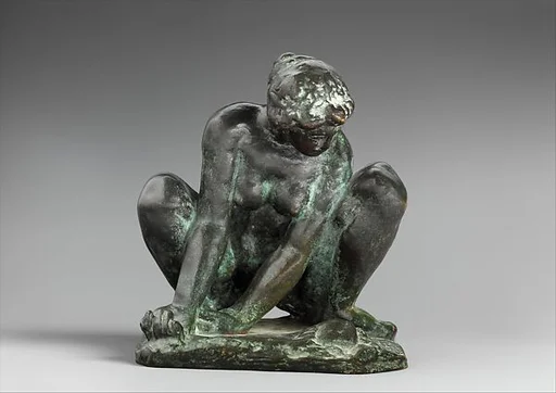 Crouching Woman with Crab