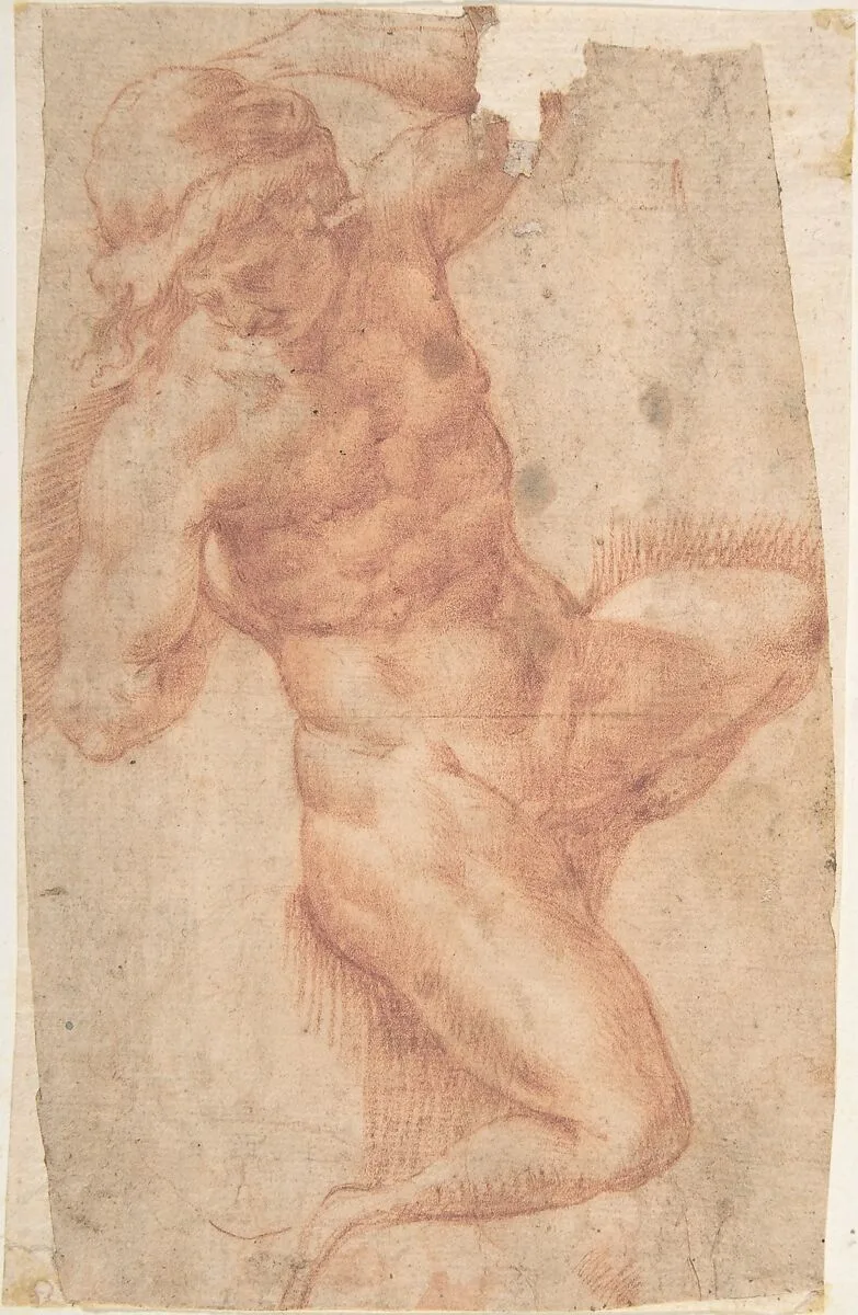 Study of a Male Nude — Cavaliere d'Arpino (Giuseppe Cesari)