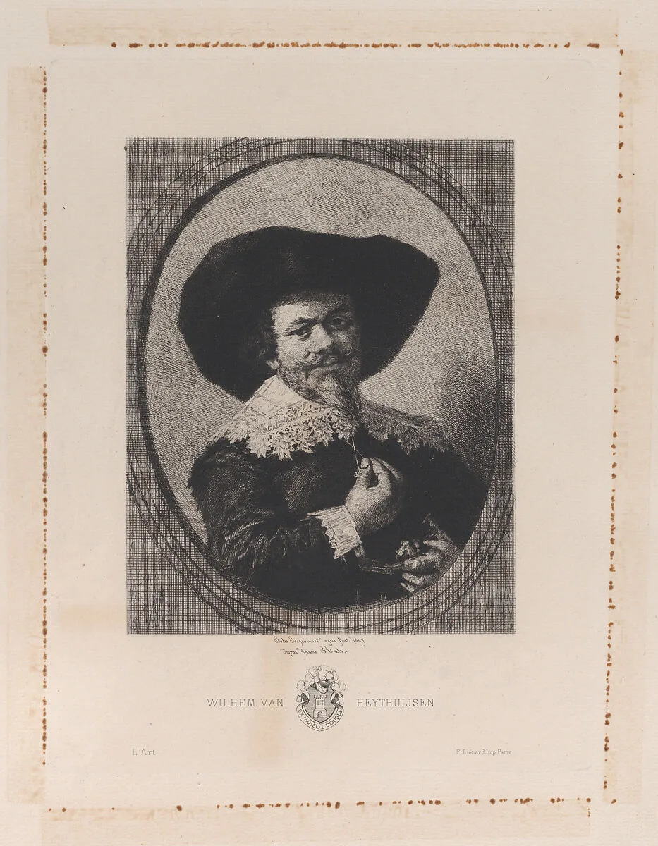 Portrait of Wilhem van Heythuijsen, after Frans Hals — Frans Hals|Jules-Ferdinand Jacquemart|François Liénard