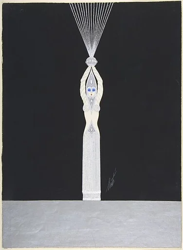 Design for "Porteuse" of "Quatrième Voile" for "Les Mariages," George White's Scandal