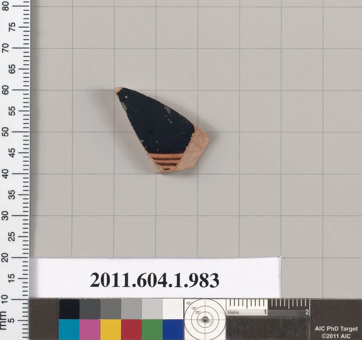 Terracotta fragment of a kylix (drinking cup) — Unknown