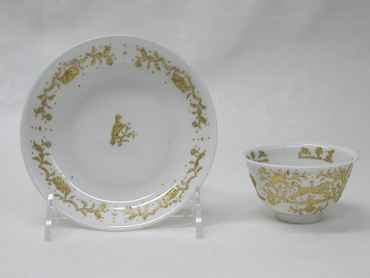 Saucer (1 of 6) (part of a service) — Meissen Manufactory