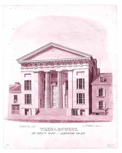 New Bowery Theatre, Elizabeth Street Facade, New York