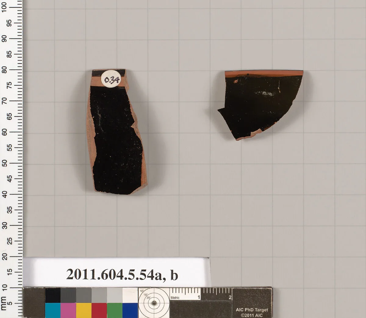 Terracotta rim fragments of kylikes (drinking cups) — Unknown