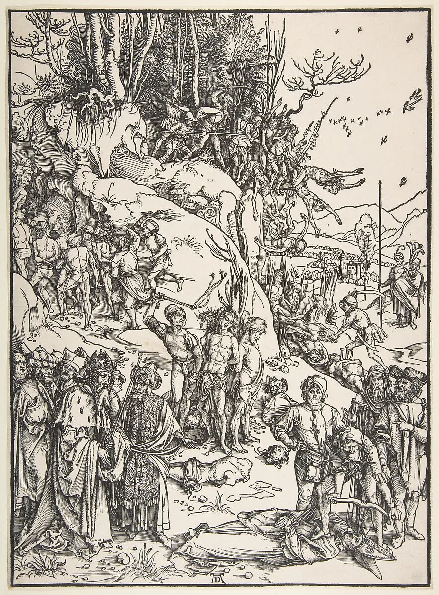Martyrdom of the Ten Thousand — Albrecht Dürer