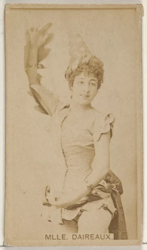 Mlle. Daireaux, from the Actors and Actresses series (N45, Type 8) for Virginia Brights Cigarettes