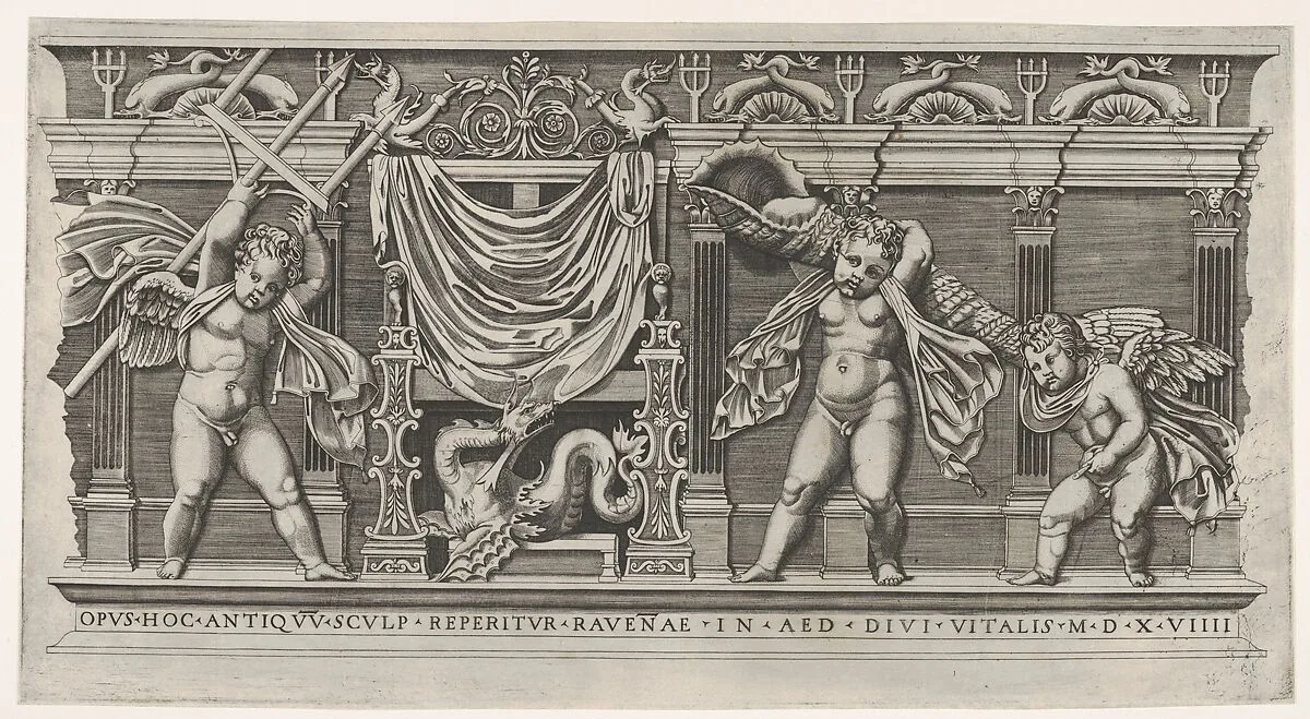 Le Bas Relief aux Trois Amours (The Throne of Neptune) — Marco Dente