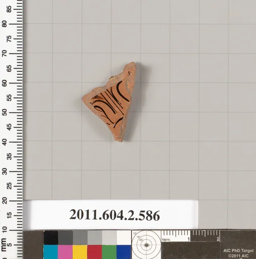 Terracotta fragment of a column-krater (bowl for mixing wine and water)