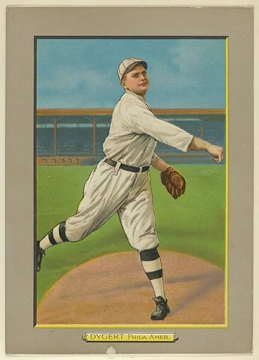 James Henry "Jimmy" Dygert, Pitcher, Philadelphia Athletics (American League), from Turkey Red Cabinets (T3)
