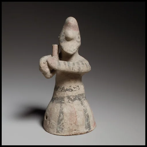 Standing male lyre player