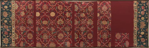Fragments of a Trellis Pattern Carpet