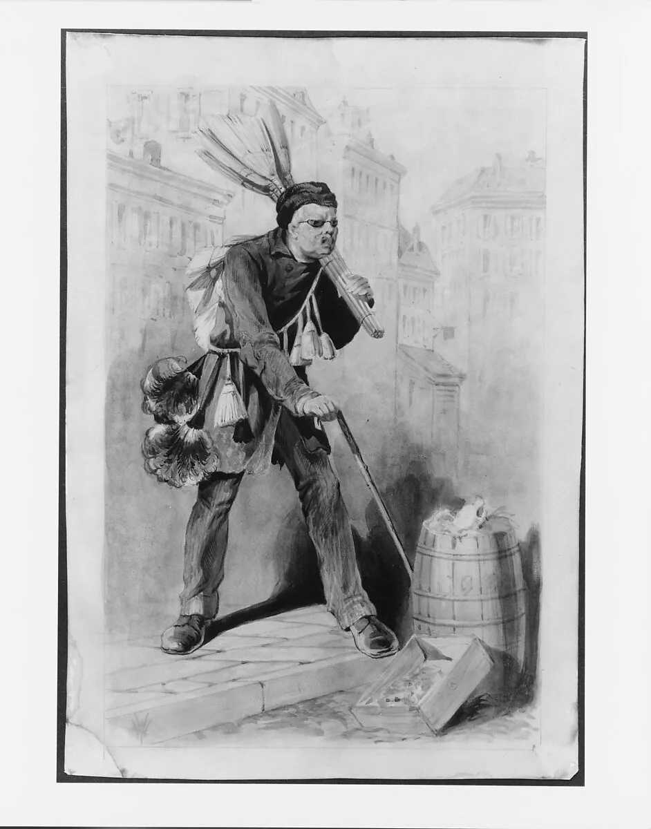 Blind Broomseller, (14th Street, New York City) — Unknown