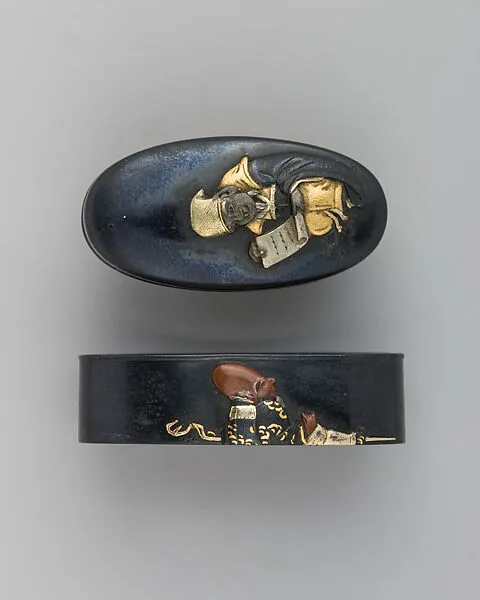 Sword-Hilt Collar and Pommel (Fuchigashira) — Unknown