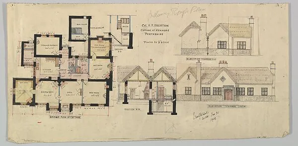 Colonel A. F. Egerton Cottage at Kenmore Perthshire — Ernest Geldart