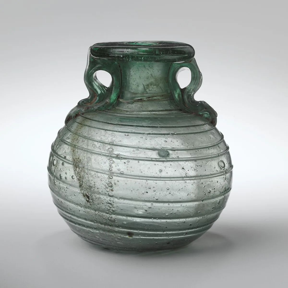 Glass aryballos (oil bottle) — Unknown