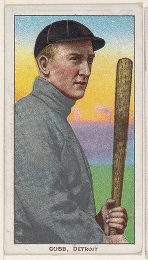 Cobb, Detroit, American League, from the White Border series (T206) for the American Tobacco Company