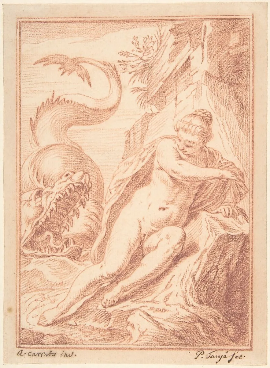 Andromeda, after Agostino Carracci — Pieter Tanjé|Agostino Carracci