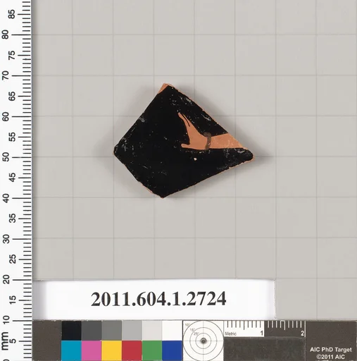 Terracotta fragment of a kylix (drinking cup)