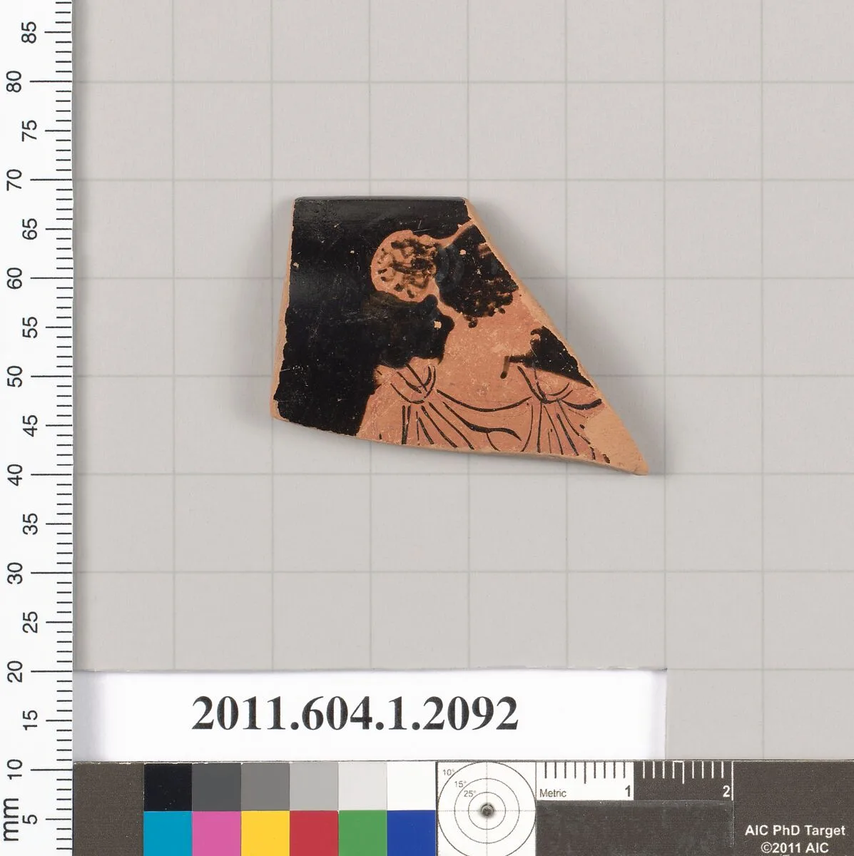Terracotta rim fragment of a kylix (drinking cup) — Unknown