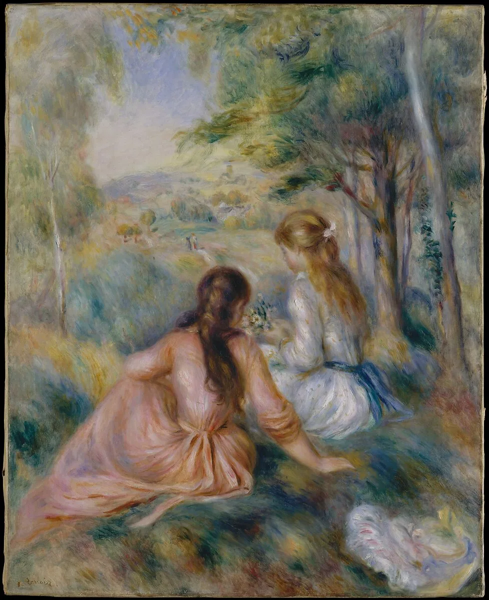 In the Meadow — Auguste Renoir