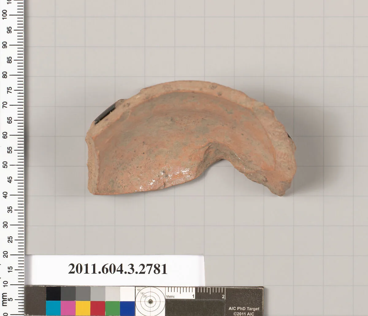 Terracotta fragment of an olpe (jug) — Unknown