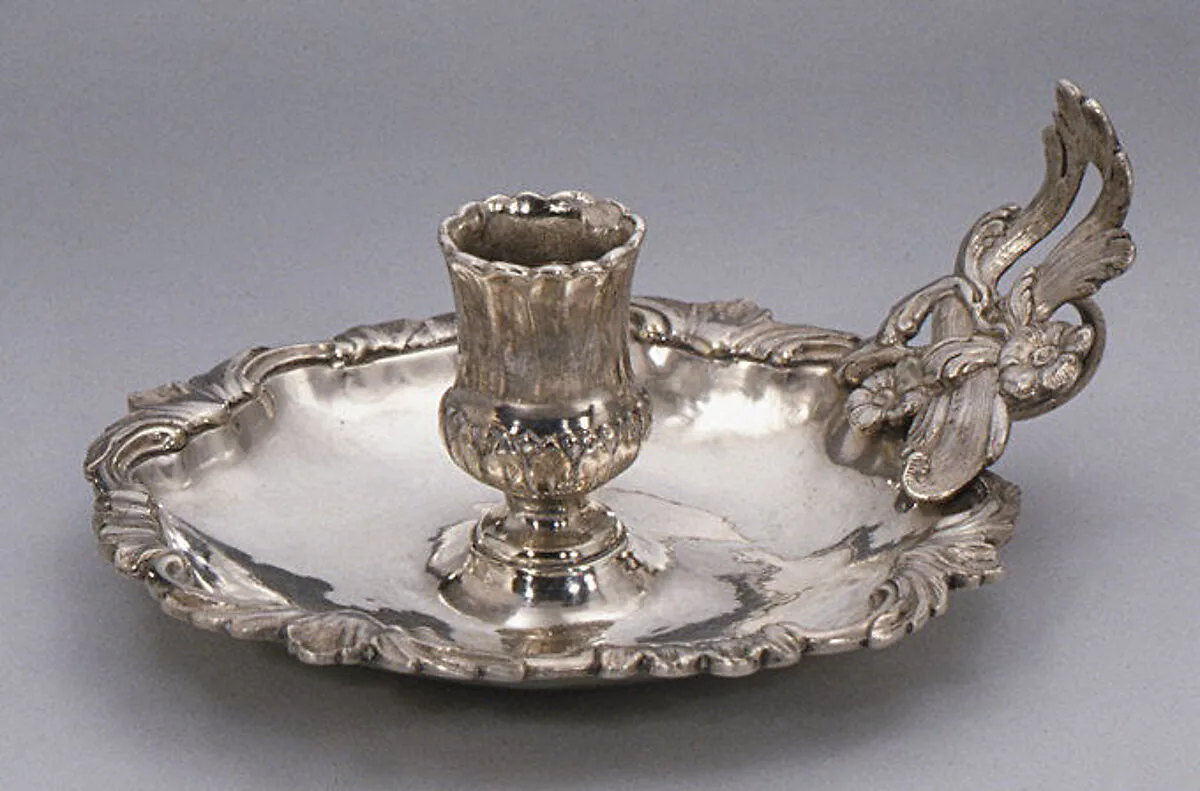 Chamber candlestick (one of a pair) — Pehr Zethelius