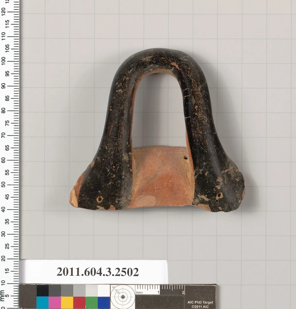 Terracotta fragment of a kylix (drinking cup) — Unknown